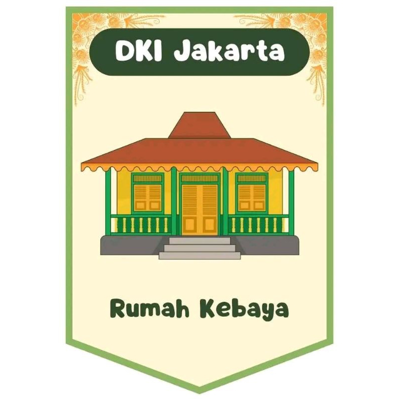 

rumah adat kardus dki jakarta 20x15