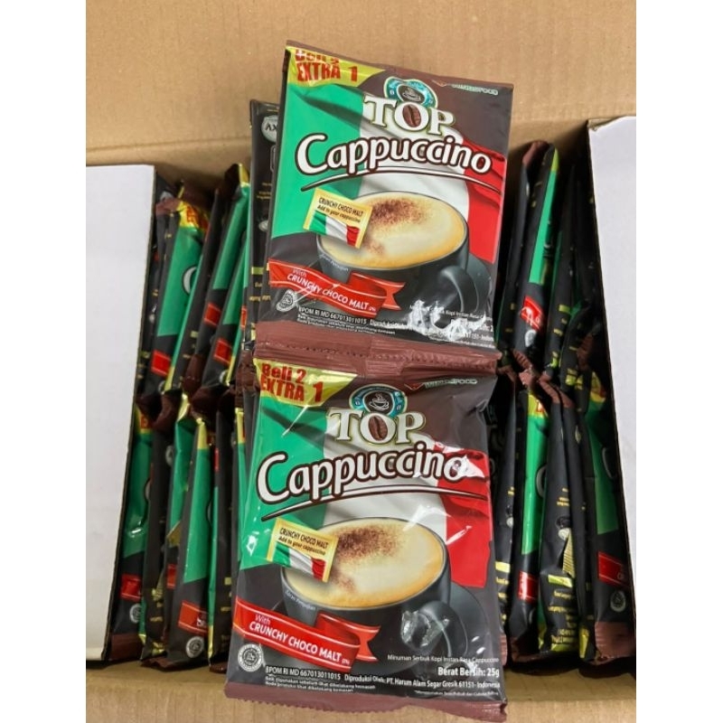 

TOP KOPI CAPPUCINO 1RENCENG 15PCS