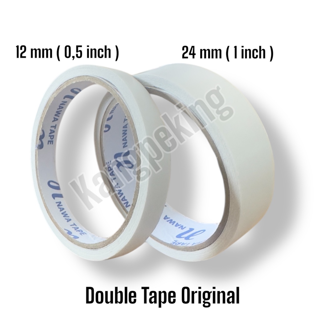 

Double Tape 12 mm dan 24 mm Premium Quality TEBAL