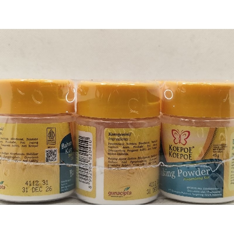 

BAKING POWDER KOEPOE KOEPOE 45 GR