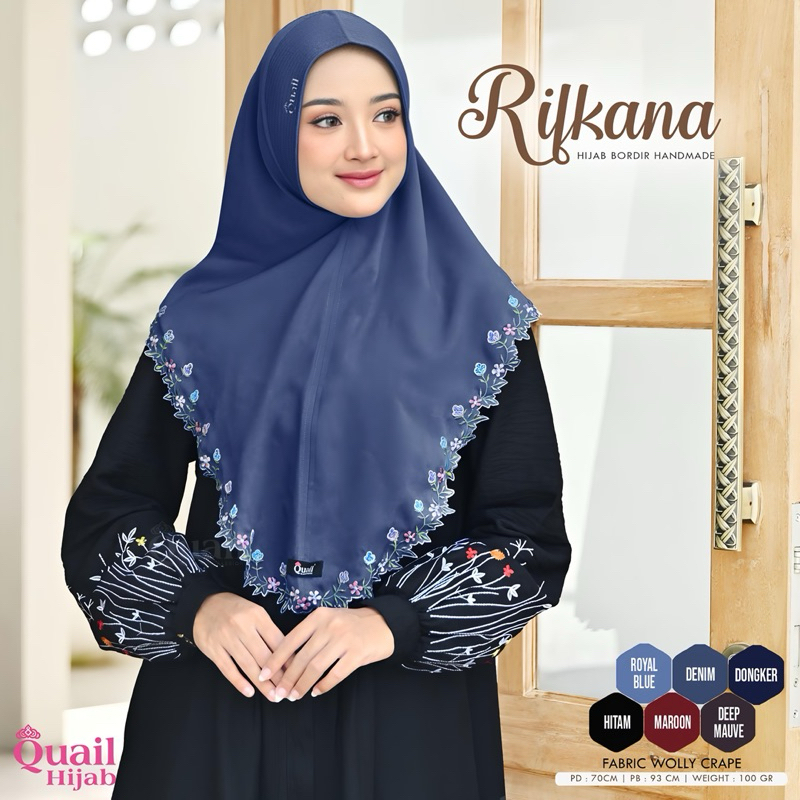 Quail Hijab - RIFKANA HIJAB LIST BORDIR