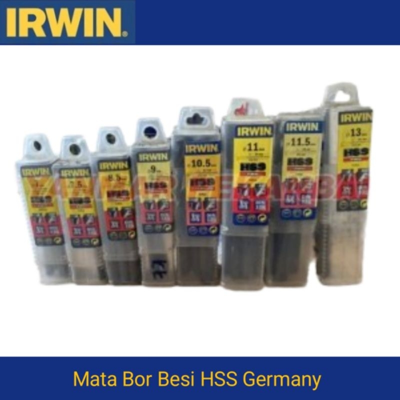 MATA BOR BESI HSS DRILL BITS IRWIN GERMANY