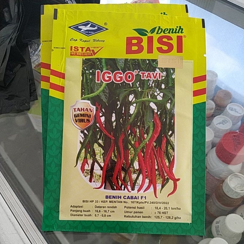 iggo tavi benih cabai F1 10grm ,Benih Bisi Iggo Tavi Cabai F1