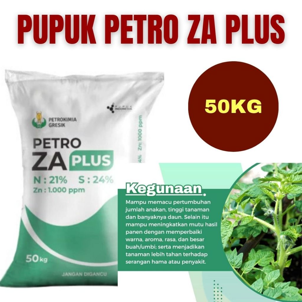 Pupuk ZA Plus Amonium Sulfat Petrokimia - Repack 1kg |  Share:   Favorit (23) Product Information Se