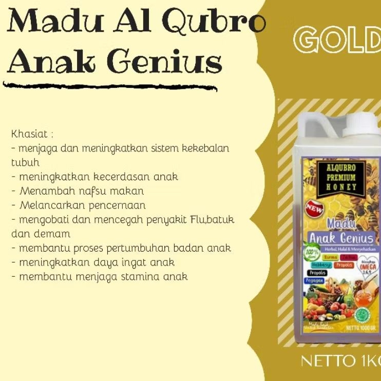 

Madu Anak Genius Al Qubro