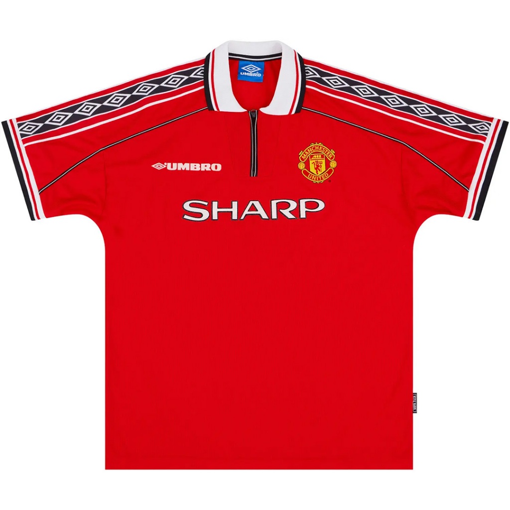 JERSEY BOLA RETRO MU HOME TRIBLE WINNER 1999 VINTAGE CLASSIC - JERSEY MU RETRO CLASSIC