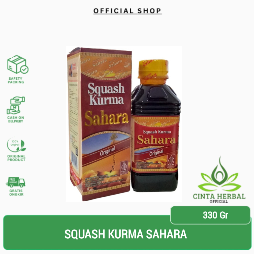 

Sari Kurma Sahara 330 gr ORIGINAL | Squash Sahara Membantu Menjaga Stamina Tubuh | Sahara Temulawak