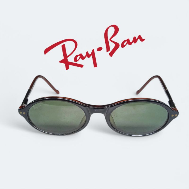Ray-Ban Kacamata Hitam Warna Coklat