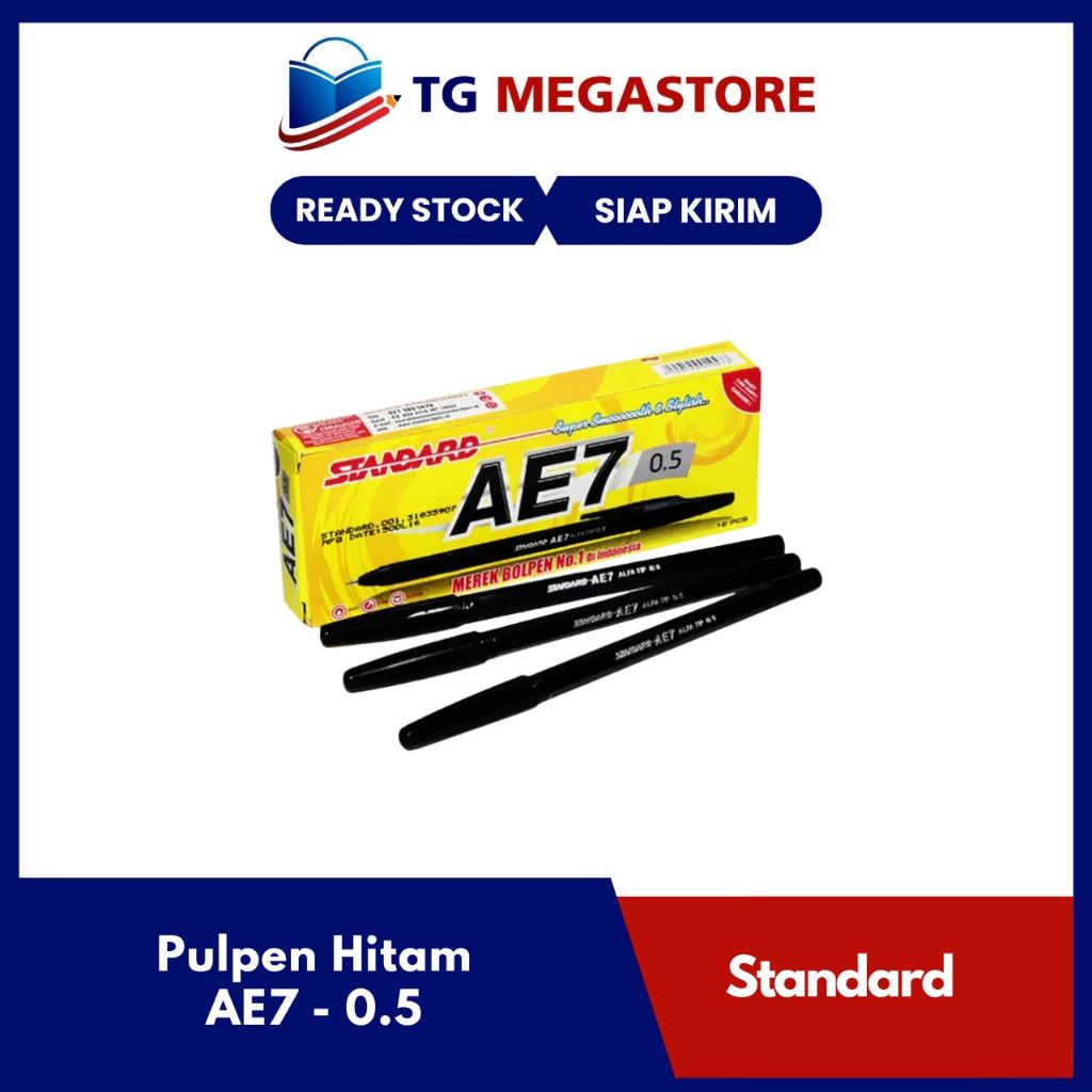 

Pulpen Standard Hitam ( AE7 - 0.5 )