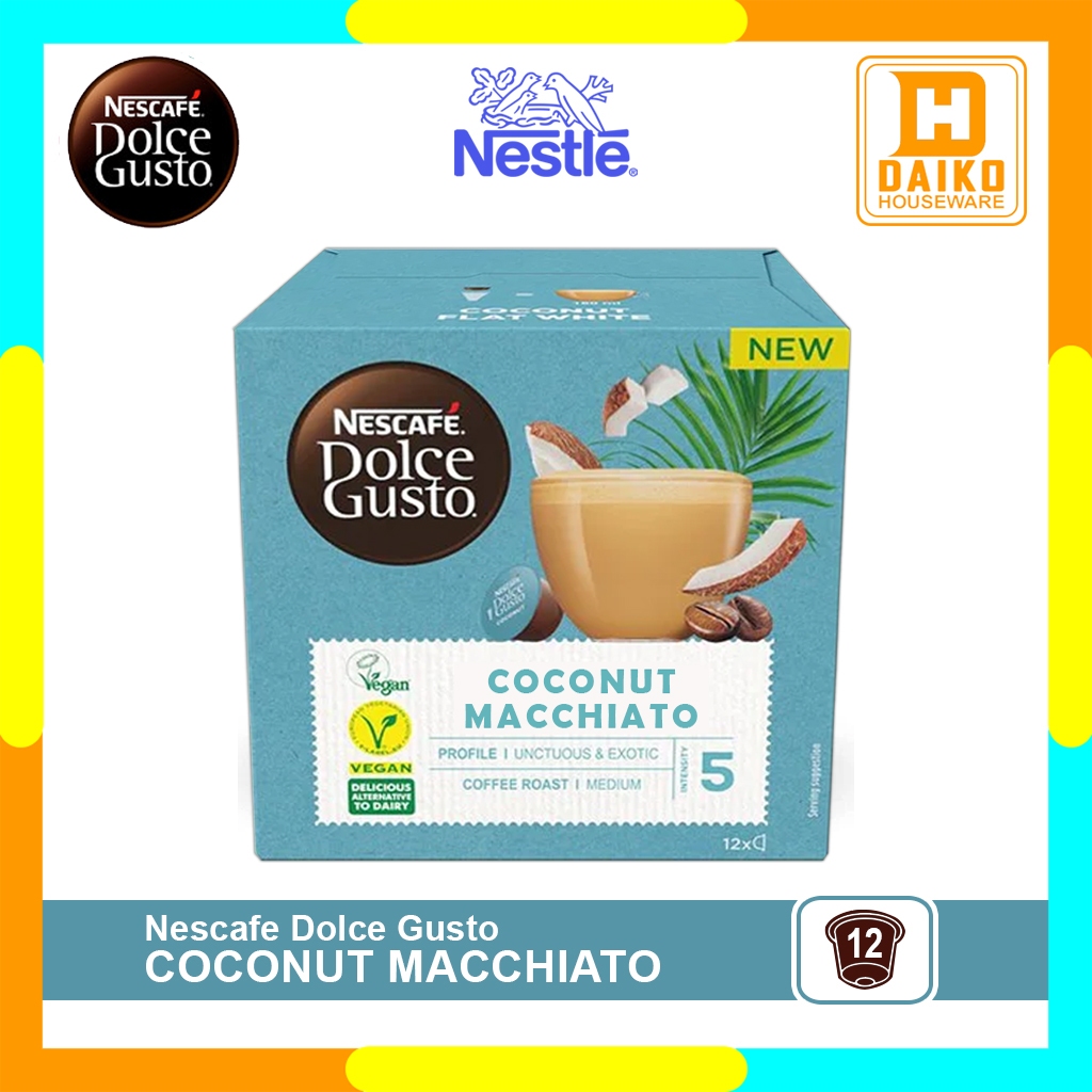

Capsule Nescafe Dolce Gusto Coconut Macchiato Original - Kopi Kapsul Lembut dan Kaya Rasa