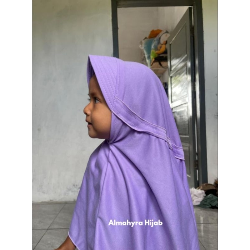Hijab sekolah serut samping/Hijab model Rabbani Kw/Hijab anak TK SD SMP SMA