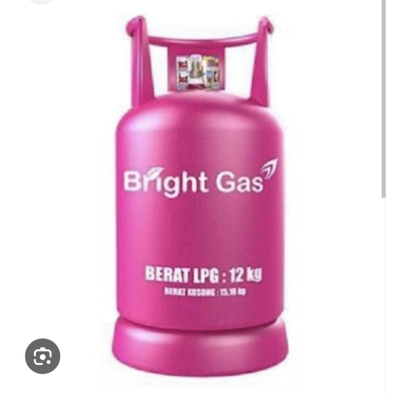 Tabung gas LPG 12KG+ISI /tabung bright gas/tabung pink kualitas bagus
