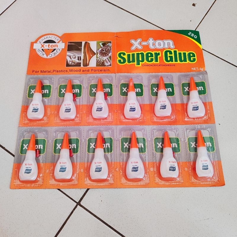 

12 Pcs Lem Super Glue Xton
