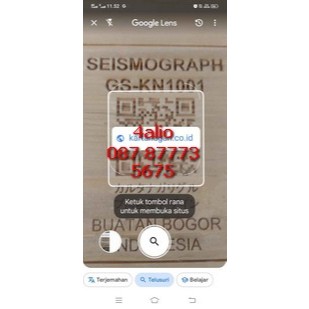 Seismograph portabel berkualitas GS K 1001