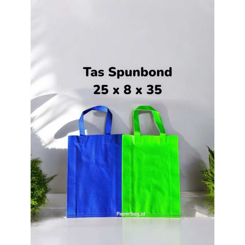 

Tas Spunbond Tebal | Goodie Bag | Tas kain ukuran 25 x 8 x 35