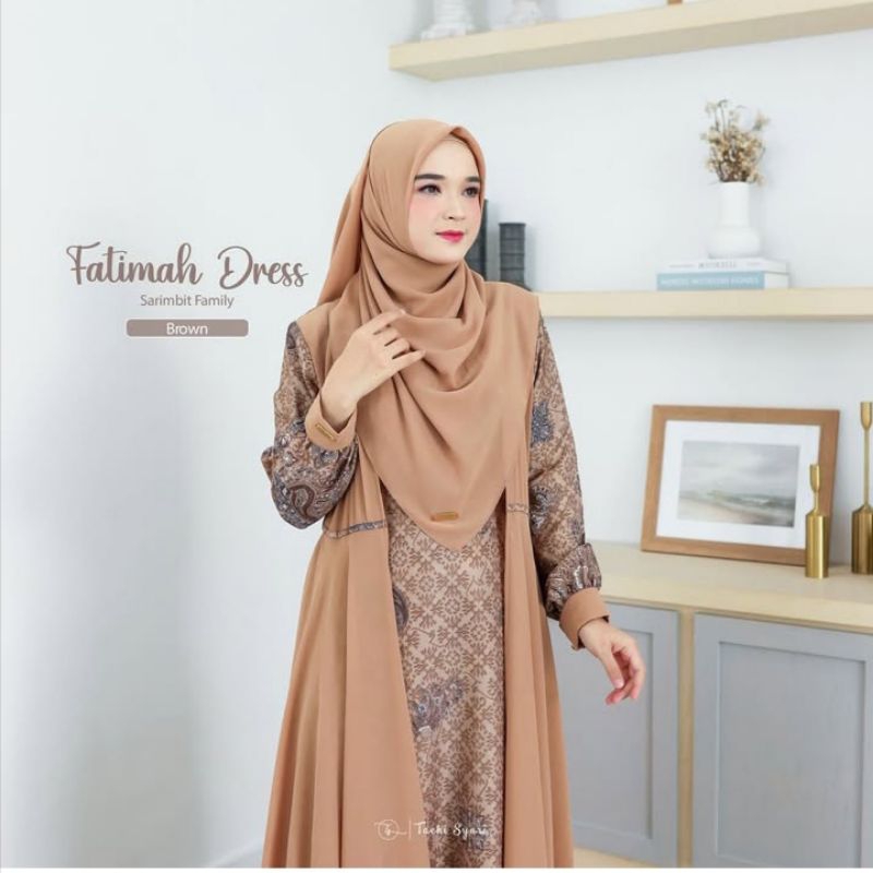Fatimah Dress By Tachi Syari (sarimbit cahaya cinta)