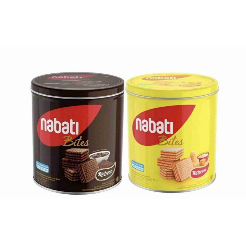 

Nabati Wafer Chesee dan Cokelat Kaleng 287gr