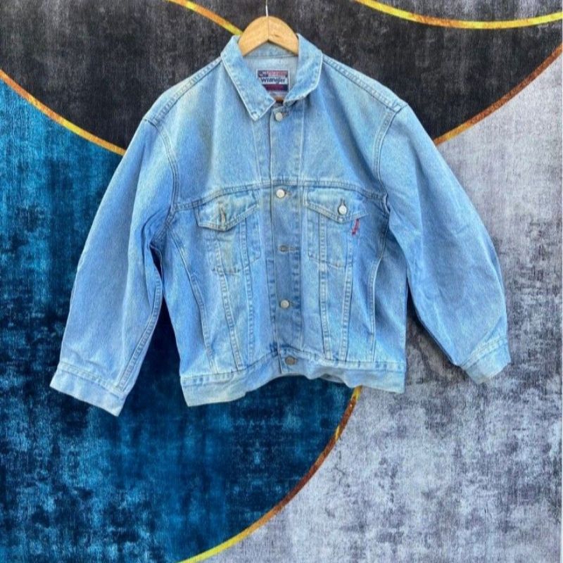 Trucker wrangler jacket japan rare