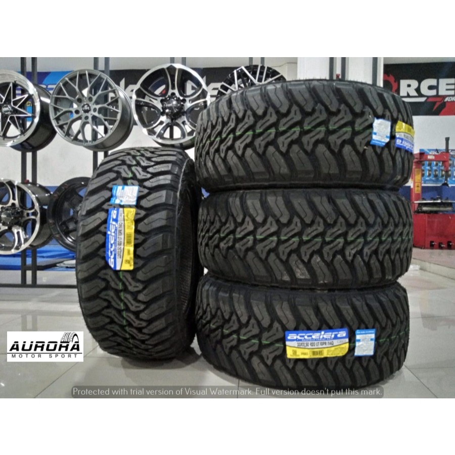 Ban offroad 33 12,5 R20 merk accelera M/T ban pacul R20 termurah nik terbaru