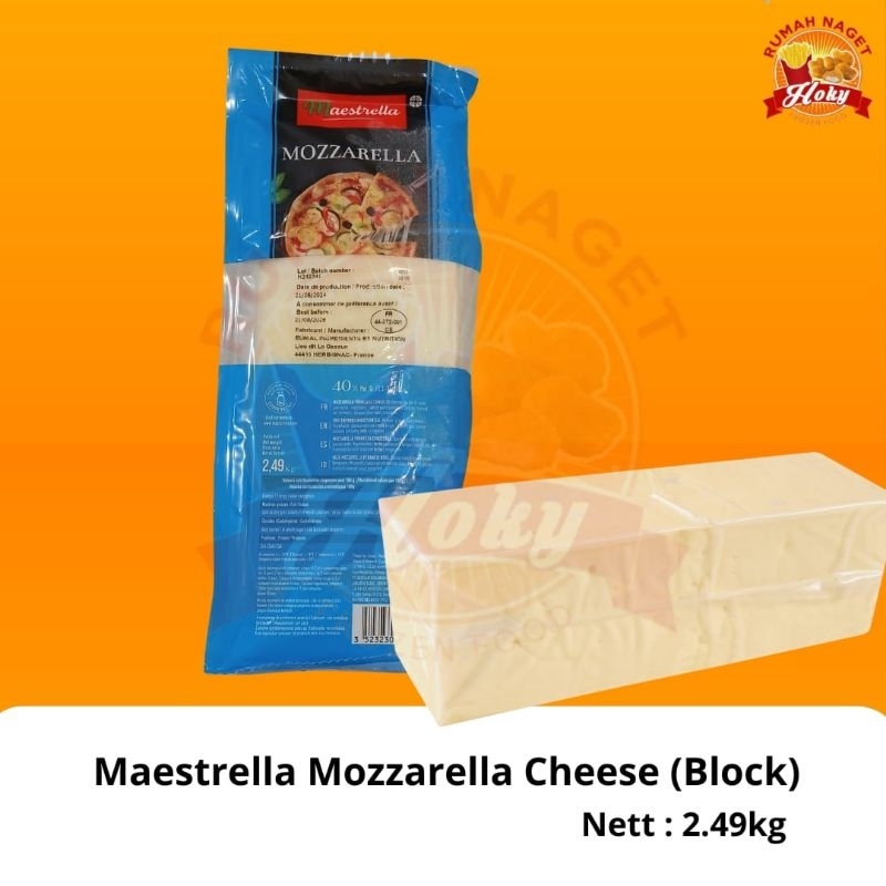 

Maestrella Mozzarella Cheese Block 2.49kg