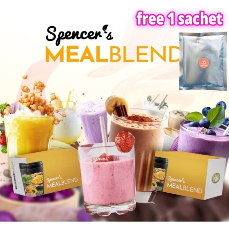 

Spencer's MealBlend - Complete Nutrition Meal Solusi Langsing Alami Tanpa Efek Samping 1 Box