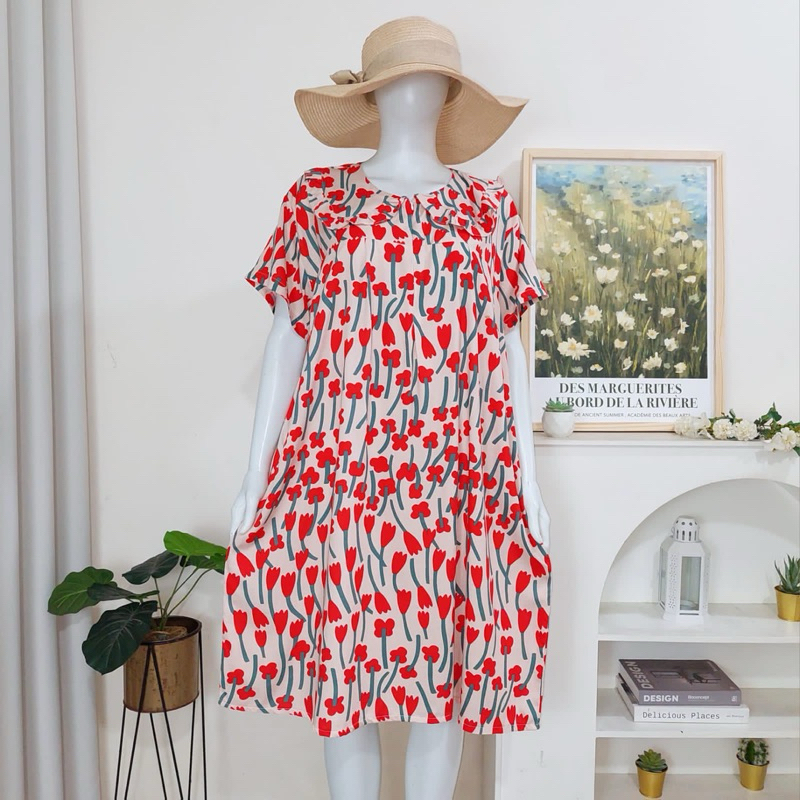 Daster Rayon Premium - Daster Pendek - Daster Kekinian - Daster Cantik - Daster Model Terbaru - Dast