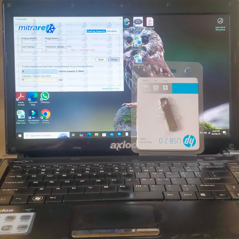 

Aplikasi Calculator COOLING CAPACITY untuk Kamar Pendingin Berinsulasi (Cold storage).