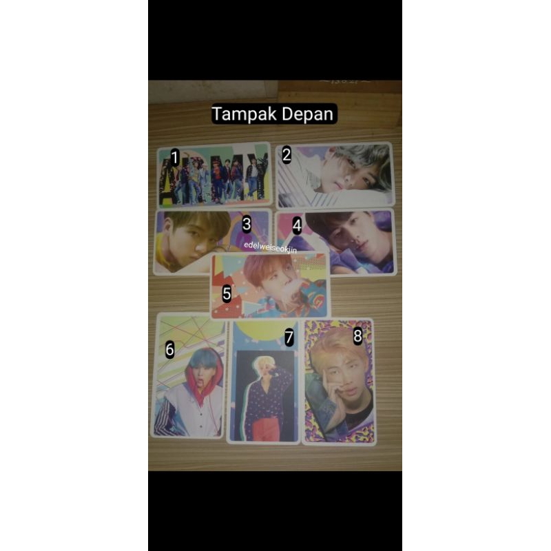 Official BTS DICON 2018 Photocard