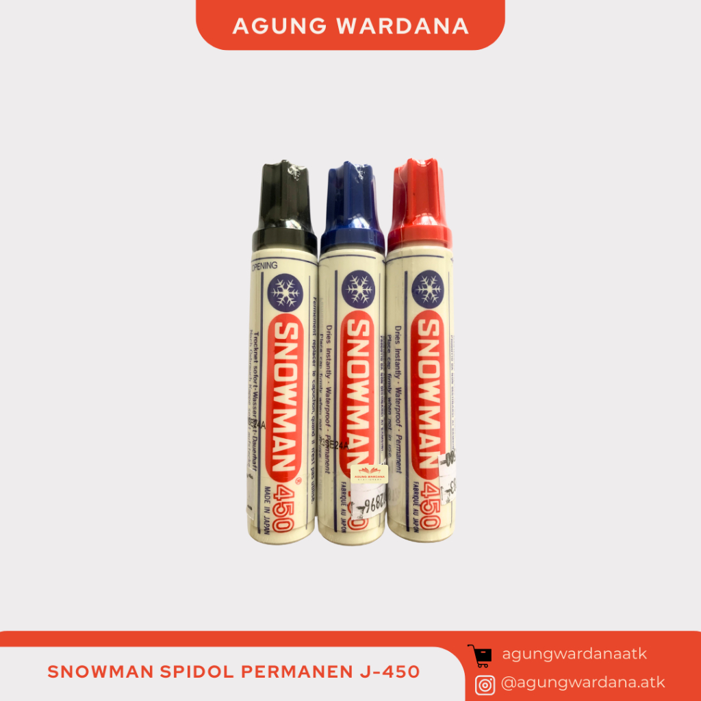 

SNOWMAN SPIDOL PERMANEN JUMBO J-450
