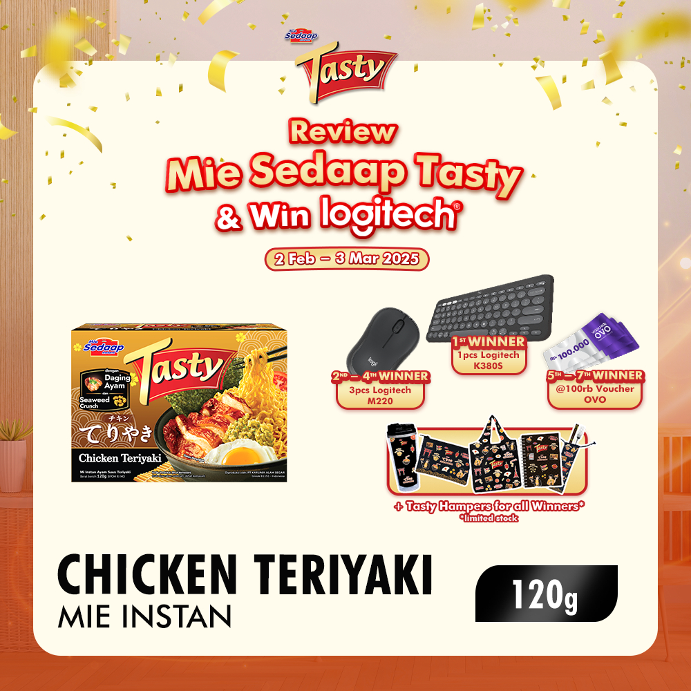 

Sedaap Tasty Mie Instan Chicken Teriyaki 120 gr