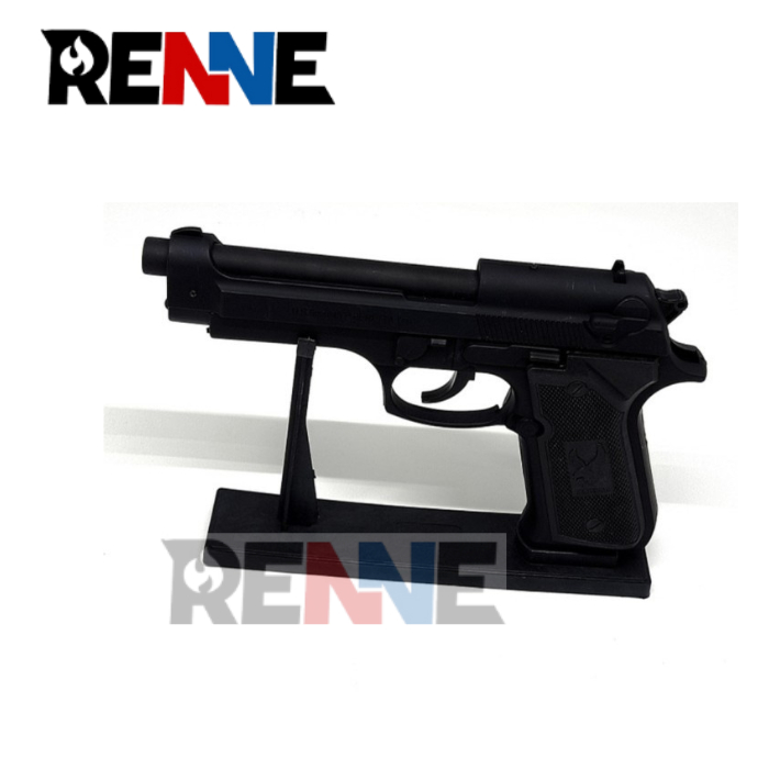 Korek Api Gas Pistol Beretta silver Besar Korek Api Baretta