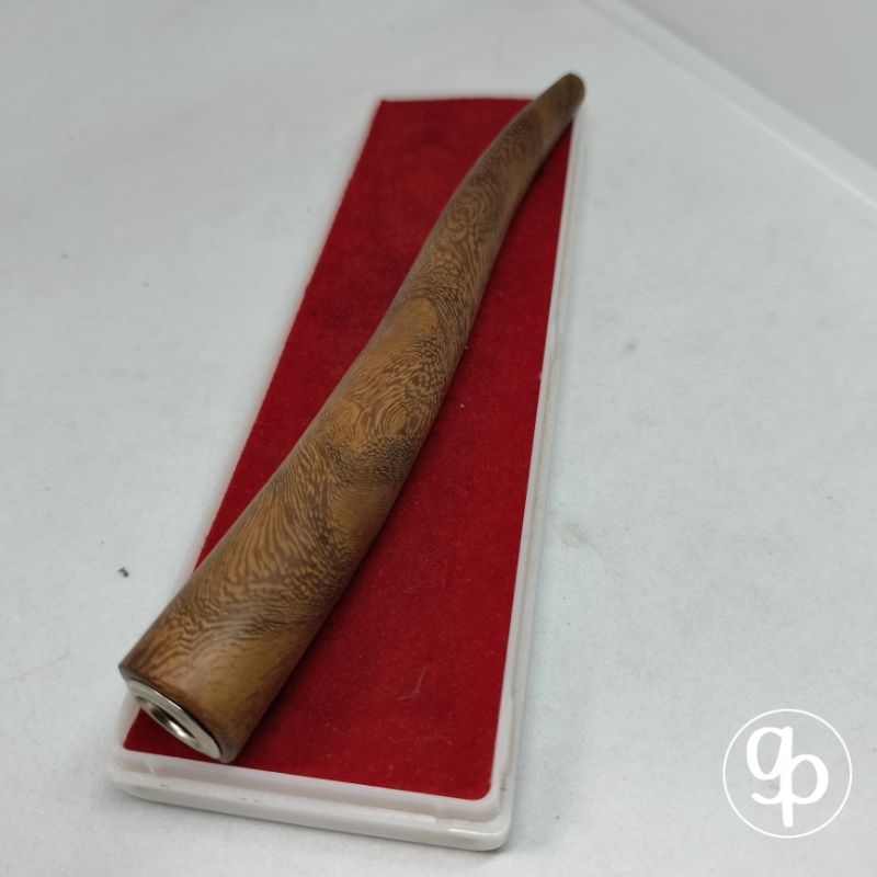 Pipa once / once cangklong / pipa rokok / padutan kayu kelor emas model S