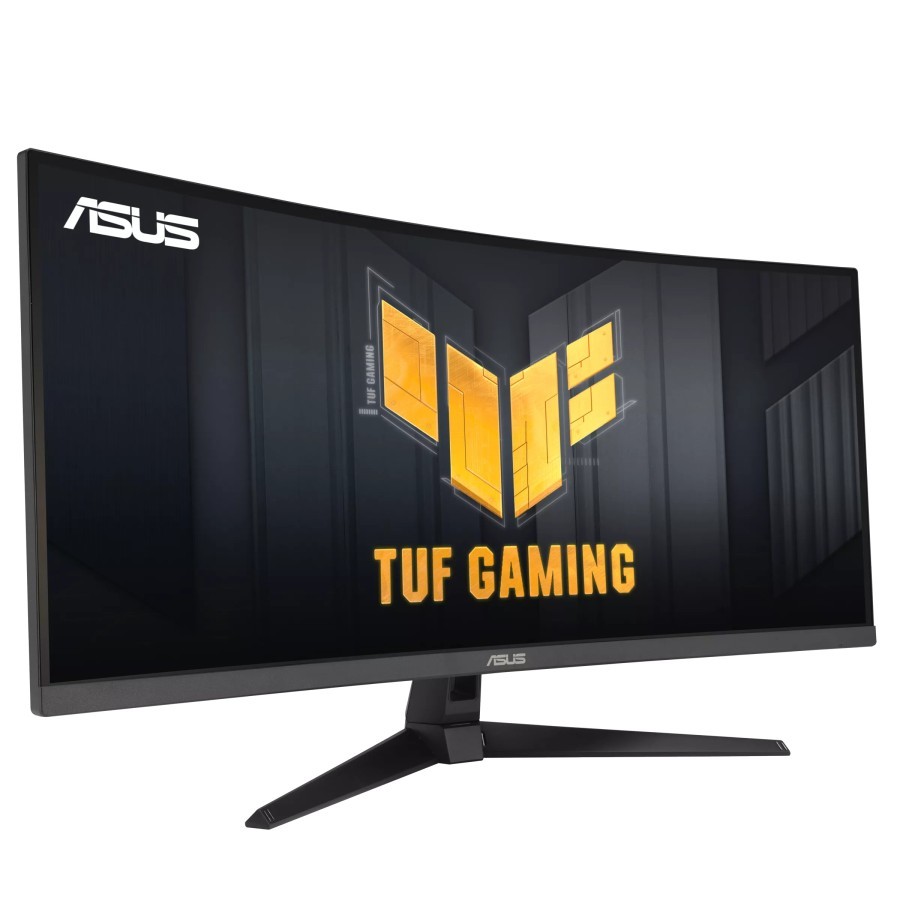 Monitor Gaming TUF Gaming VG34VQ3B – 34 inci WQHD (3440x1440), Layar lengkung, 180Hz, ELMB SYNC, Fre