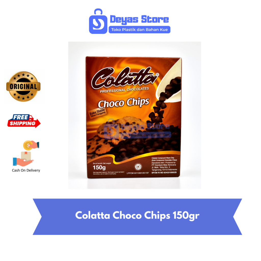 

Colatta Choco Chips Box - 150gr