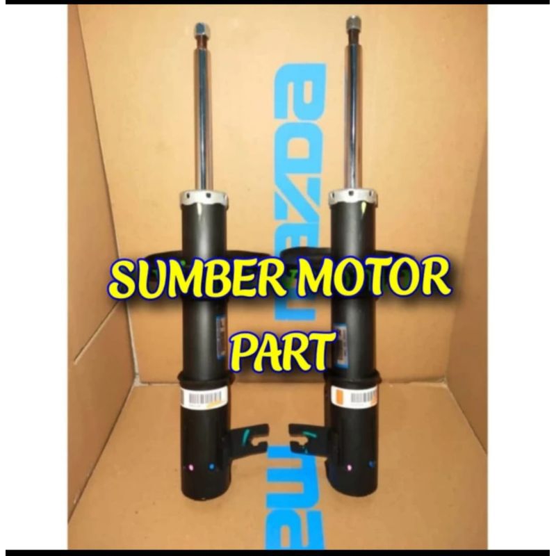 shockbreaker shock absorber Mazda interplay 323 depan