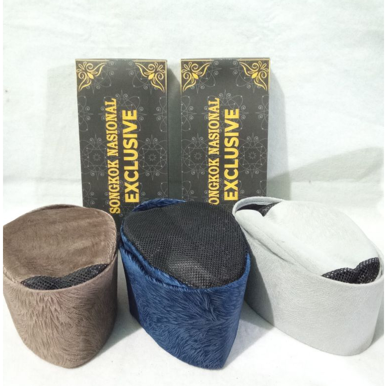Songkok/peci/Kopiah Susun motif bulu