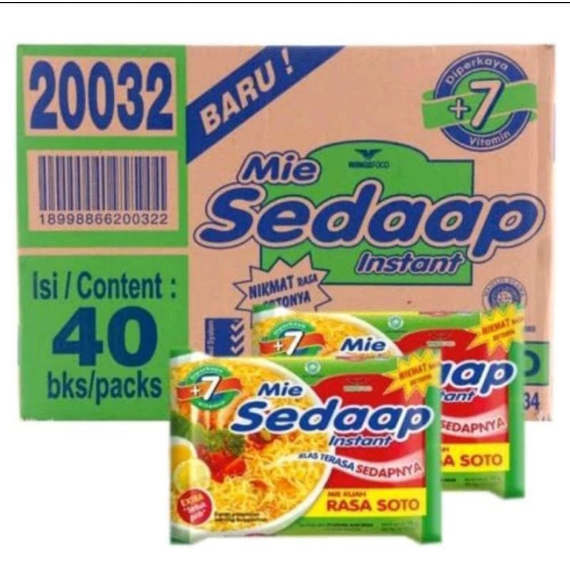 

Mie sedap instan 1 dus isi 40 Pcs murah