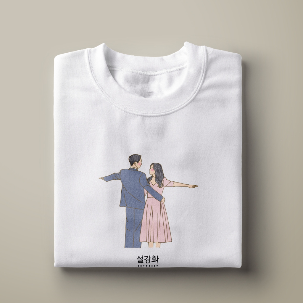 KAOS SNOWDROP KDRAMA FANART T-SHIRT KOREAN DRAMA KDRAMA MERCHANDISE KAOS DRAMA KOREA