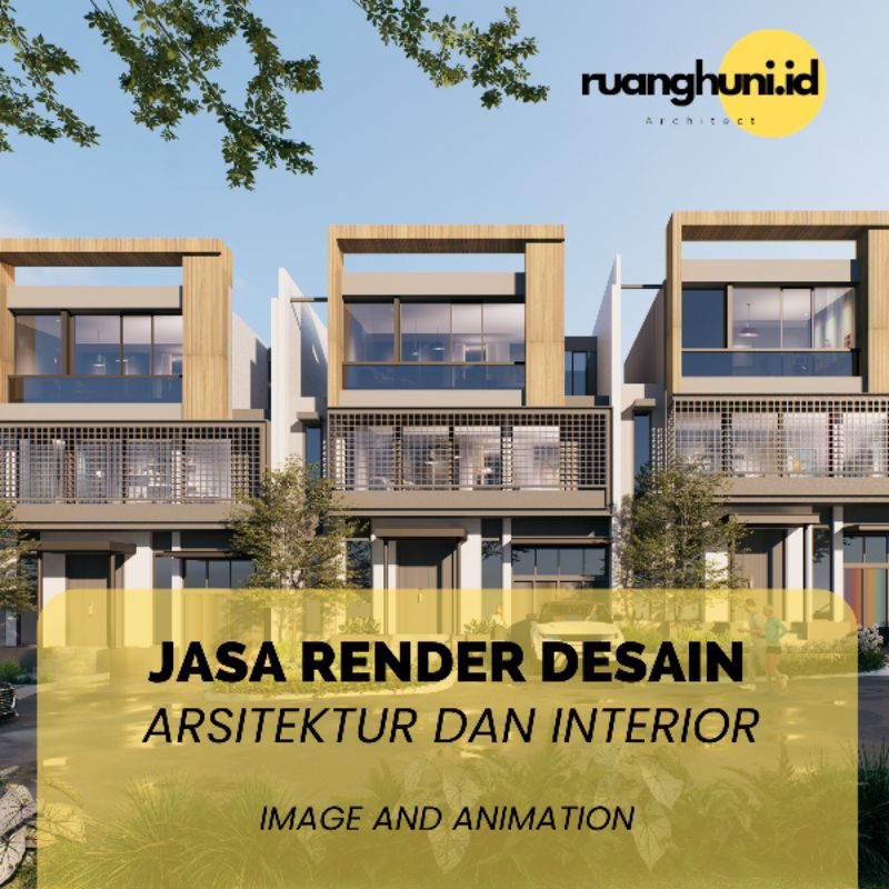 JASA RENDER 3D EKSTERIOR INTERIOR