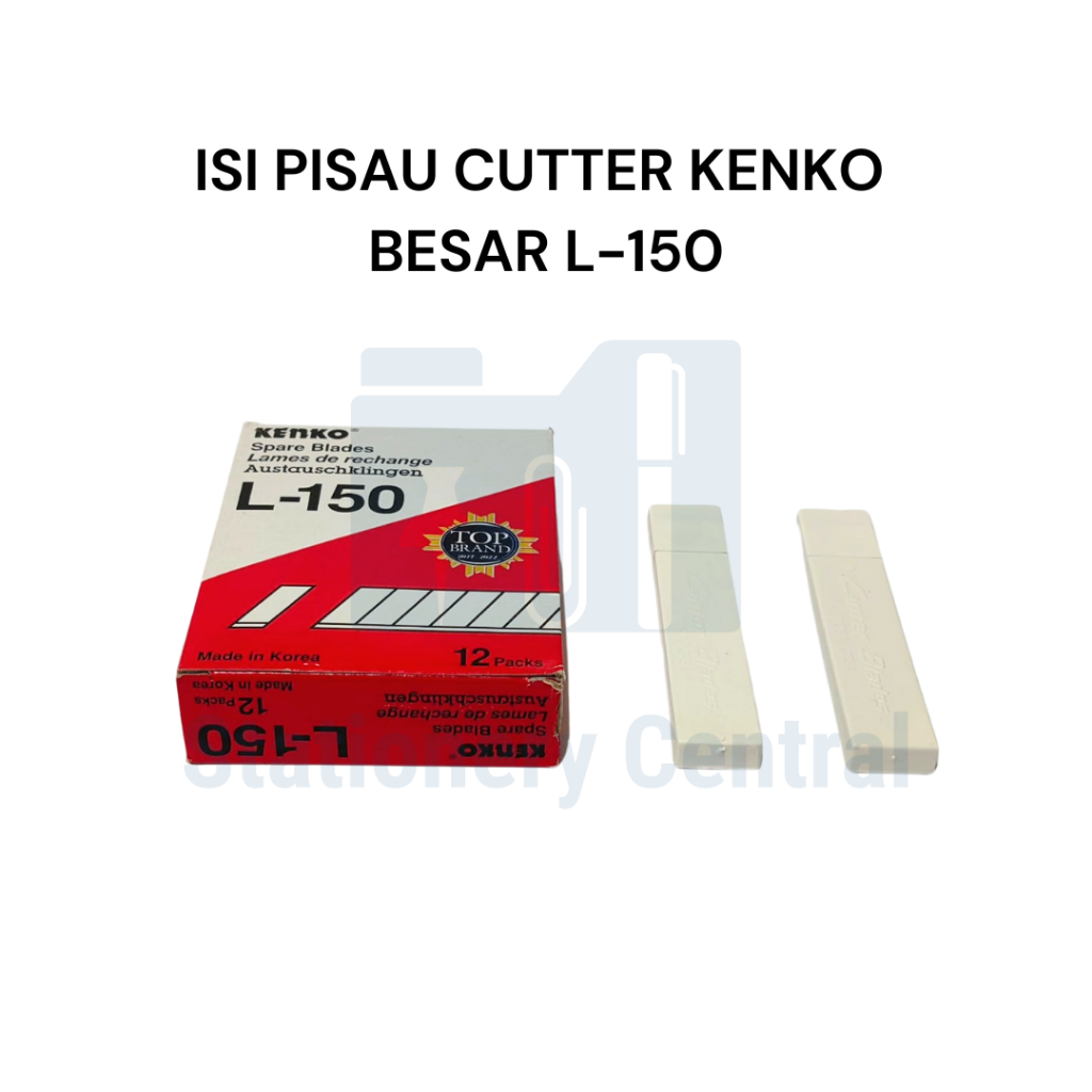 

Isi Pisau Cutter Kenko Besar L-150 Pisau Ukir Cutter Blade (per tube)