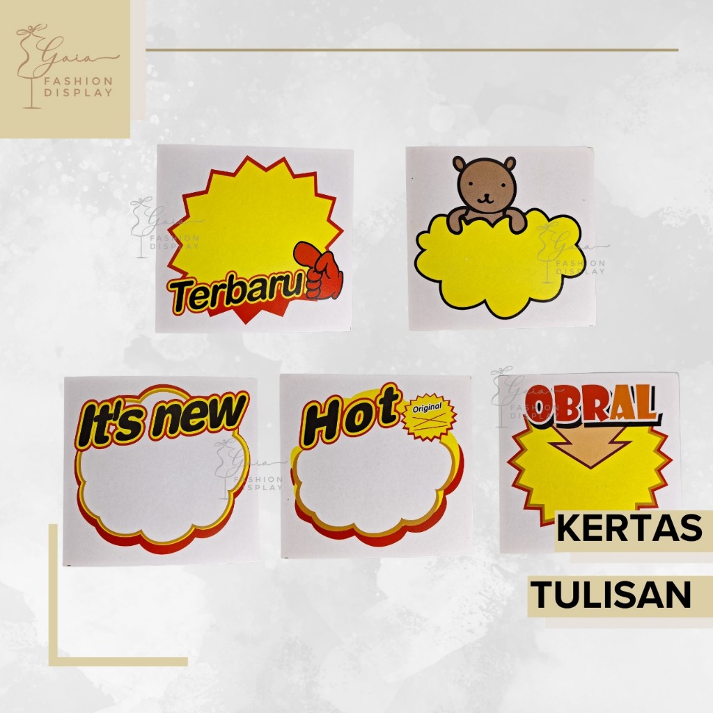 

Kertas Tulisan Harga Name Tag Harga Kertas Obral Harga Kertas Harga Jualan Bandrol Promo (BH)