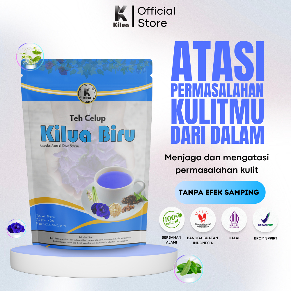 

KILUA - Teh Biru Teh untuk kecantikan teh untuk mengatasi bekas jerawat