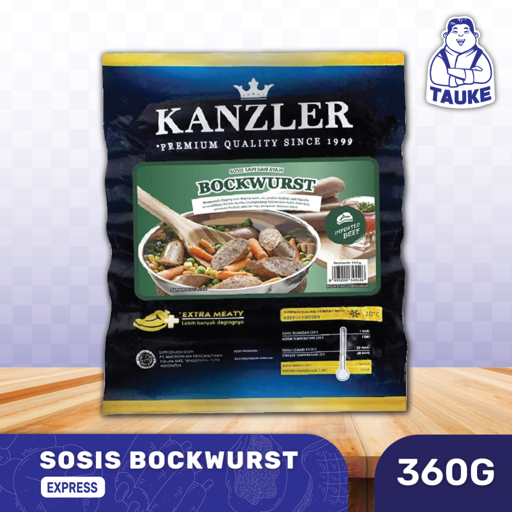 

Kanzler Sosis Bockwurst 360gr