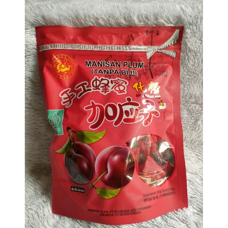 

Manisan Buah Plum Basah tanpa biji Chen Liang Ji 200 gr