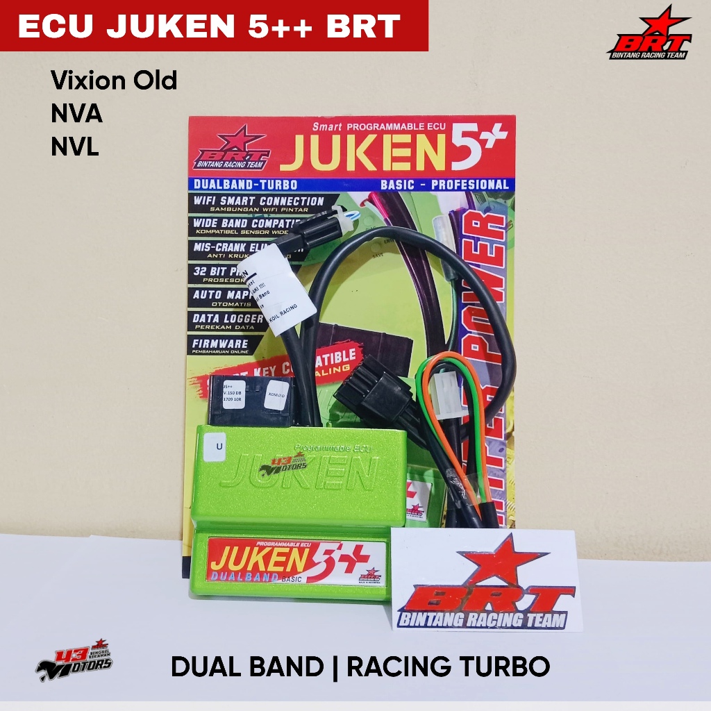 BRT ECU JUKEN 5++ VIXION OLD | NVA | NVL DUAL BAND | RACING TURBO
