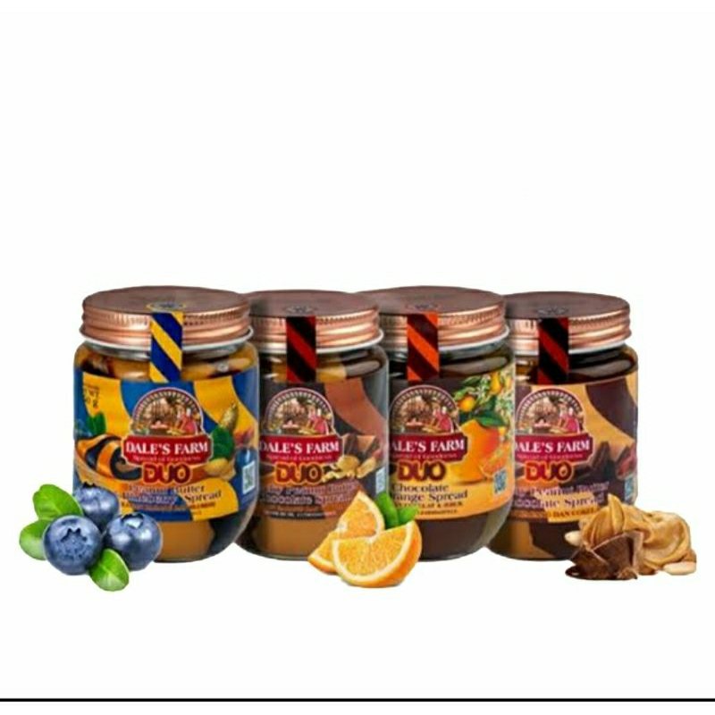 

Selai Dale's Farm Duo Peanut Chocolate/Peanut Blueberry 250g