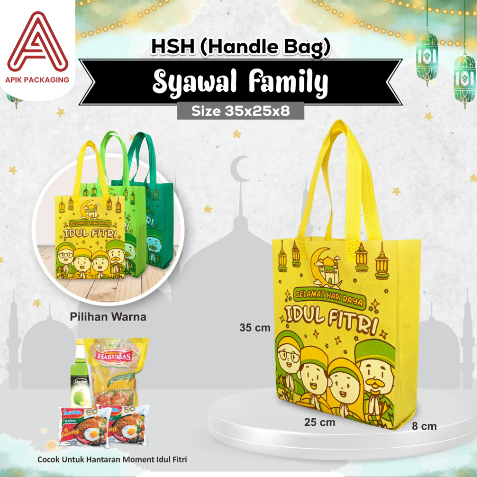 

Tas Parcel Lebaran Laminasi | Goodie Bag Idul Fitri | Tas Bingkisan Lebaran | Tas Lebaran