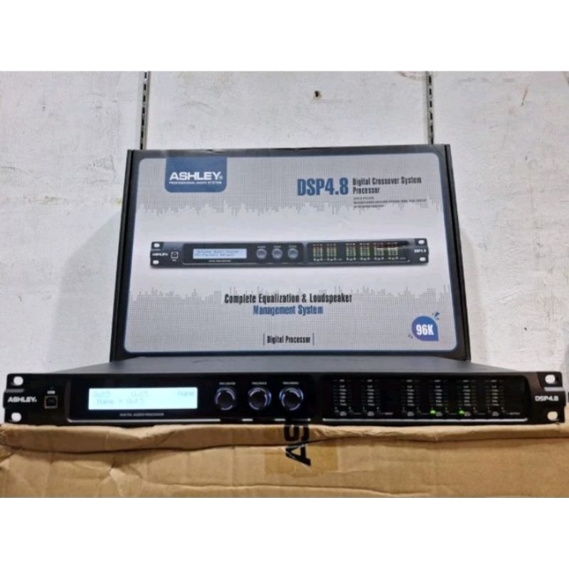 MANAJEMEN ASHLEY DSP 4 8 DRIVERACK ASHLEY 4.8 4 IN 8 OUT
