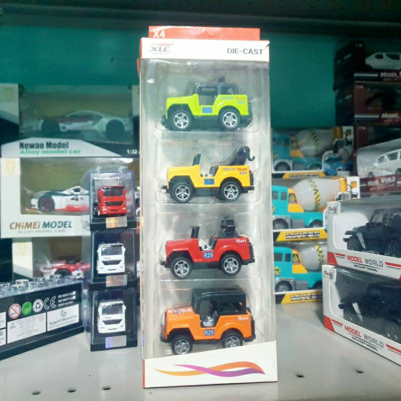 GDM - Diecast Jeep Rubicon - Mainan Mobil Jeep  - Bahan Metal 