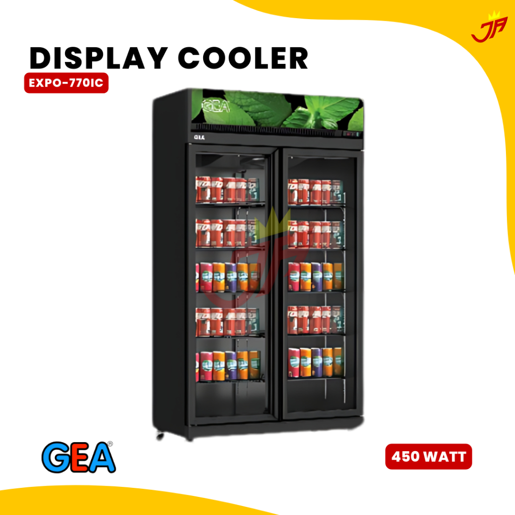 GEA Display Cooler  EXPO-770IC Black / Showcase 2 Pintu EXPO 770IC